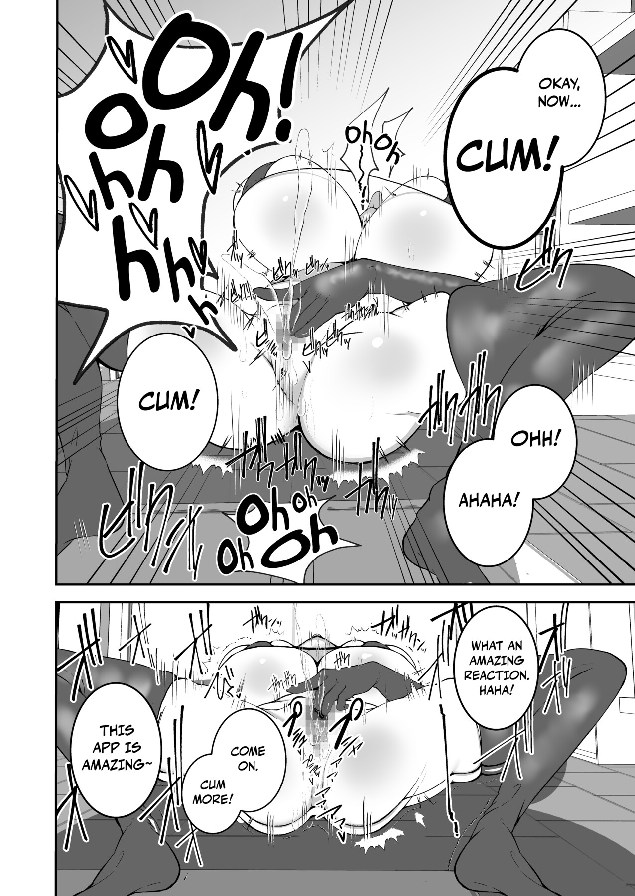 Hentai Manga Comic-Using a Brainwashing and Modding App to Turn My Cheeky Little Sister Into a Convenient Onahole-Read-11